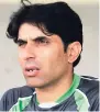  ??  ?? Pakistan’s captain Misbahul-Haq.