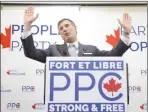  ?? Canadian Press photo ?? Maxime Bernier speaks at a People’s Party of Canada rally in Gatineau, Que., in November.