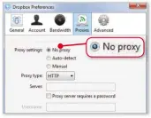  ??  ?? Fix ‘No internet connection’ error messages by selecting ‘No proxy’ in Preference­s