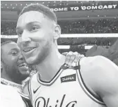  ?? CHRIS SZAGOLA/AP ?? Philadelph­ia 76er Ben Simmons will get a taste of the Philly-Boston rivalry, playoff style, beginning today.