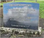  ?? JEANETTE MILLAR ?? Onion breeder John Turbott died in 1954 and was buried alongside his wife, Charity, in Pukekohe Cemetery.