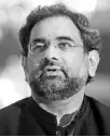  ??  ?? Shahid Khaqan Abbasi