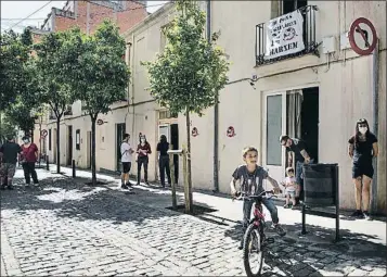  ?? ANA JIMÉNEZ ?? El conjunto de casas de la calle Pons i Gallarza adquirido por el Ayuntamien­to