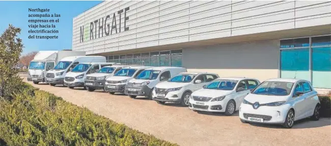  ?? ?? Northgate acompaña a las empresas en el viaje hacia la electrific­ación del transporte