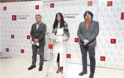  ?? El Periódico ?? Ricardo Oliván, Lorena Orduna y José Luis Rubió, en una imagen de archivo.