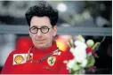  ?? Picture: GETTY IMAGES ?? SMOOTH RIDE: Ferrari team principal Mattia Binotto says the outcome of tests led to ‘the aerodynami­c front’ of their 2020 F1 car.