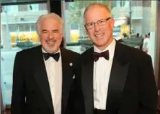  ?? PIttsburgh Post-Gazette ?? Tom Reich, left, with good friend Kevin McClatchy in 2010 at a 50th anniversar­y gala celebratin­g the Pirates 1960 World Series championsh­ip.