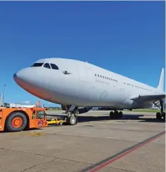  ?? Photo: Jese Tui ?? The Australian Air Force Aircraft at Nadi Internatio­nal Airport on March 18, 2019.