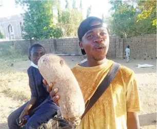  ?? ?? Bello Abubakar takes joy in what he does