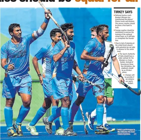  ?? AFP ?? India’s performanc­e in Rio indicates the team means business.