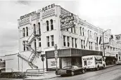  ?? Courtesy ?? The Continenta­l Hotel, which was formerly known as the Laclede Hotel, is shown during the 1960s.