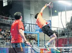  ?? FOTO: EFE ?? Franco Stupa y Cristian Gutiérrez, a la final en el Alicante Open