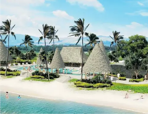  ?? Sanctuary Belize ?? An artist’s rendering of Sanctuary Belize, which is to offer 2,000 home sites in a 5,666-hectare project — including a 4,047-hectare environmen­tal reserve.