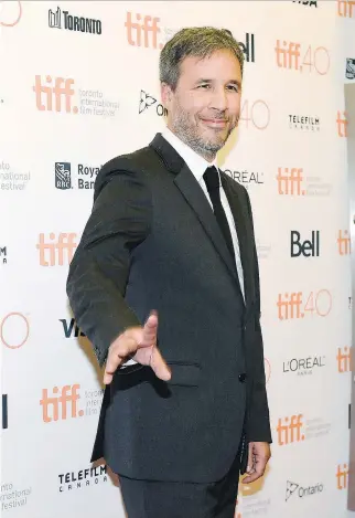  ?? NATHAN DENETTE/THE CANADIAN PRESS ?? “I wrote my first two features with female leads,” says Denis Villeneuve. “I realized I was touched by the female condition and the position of women in society.”