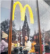  ?? ALEXANDER NEMENOV AFP VIA GETTY IMAGES ?? McDonald’s celebrated its 30th anniversar­y in Moscow’s Pushkin Square on Jan. 31.