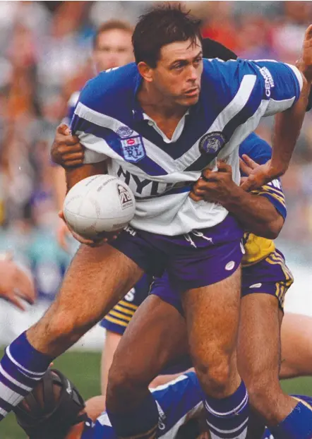  ??  ?? Dean Pay enjoyed plenty of success as a player with Canterbury and is now “coming home” to coach the Dogs.