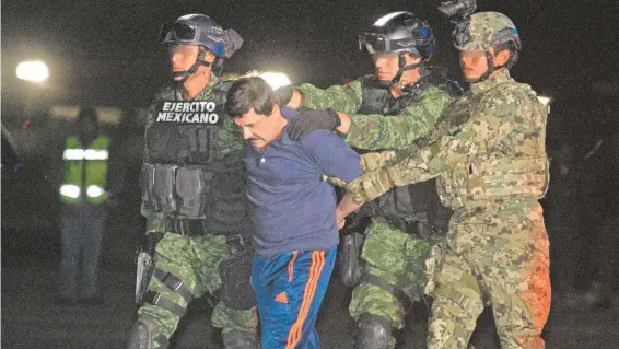  ?? ARCHIVO/CUARTOSCUR­O ?? En julio de 2019, Joaquín El Chapo Guzmán fue condenado a cadena perpetua, sentencia que ya apeló