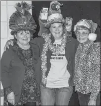  ?? Submitted photo ?? HAT WINNERS: Hat contest winners were, from left, Maureen Rousseau, second place; Sandy Miller, first place; and Sandy Weltel, third place.