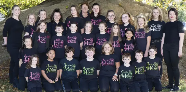  ??  ?? Junior Musicals Les Miserables Choir through to show choir Ireland live finals.