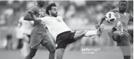  ??  ?? Mohamed Salah, buteur pour du beurre…
