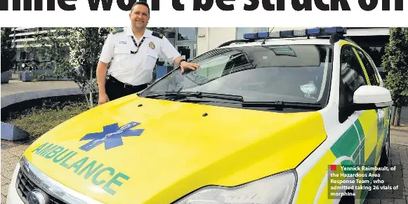 Paramedic who stole vials of morphine won’t be struck off - PressReader