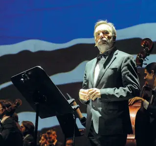  ??  ?? Il rettore dell’Università di Firenze in scena al Teatro del Maggio Musicale