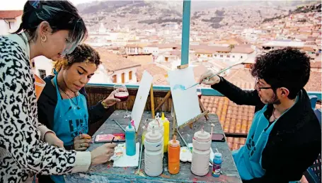  ?? ?? En Casa García Atelier, el paisaje del Centro Histórico es otro de los atractivos.