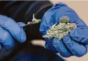  ?? Dave Zajac/Hearst Connecticu­t Media ?? Industry representa­tives say a second lab will help maintain the health of the state's cannabis trade.