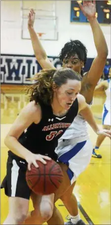  ?? TRENTONIAN FILE PHOTO ?? Allentown’s Maddie McCrea netted 17 points in a win Monday against Northern Burlington.