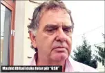  ??  ?? Maxhid Alibali duke folur për “GSH”