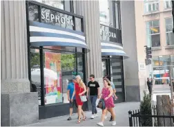  ?? Photo / Getty Images ?? Sephora is continuing to expand, but will put more emphasis on skincare products.