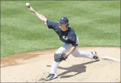  ?? KATHY WILLENS - THE ASSOCIATED PRESS ?? New York Yankees starting pitcher Gerrit Cole delivers during an intrasquad game in baseball summer training camp Sunday, July 12, 2020, at Yankee Stadium in New York.