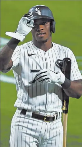  ?? JOHN J. KIM/CHICAGO TRIBUNE ?? The White Sox’s Tim Anderson had nine hits in three playoff games against the A’s.