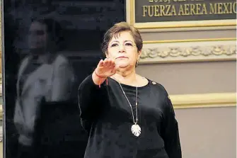  ?? /BIBIANA DÍAZ ?? Silvia Tanús llega tras la salida de María Isabel Merlo Talavera