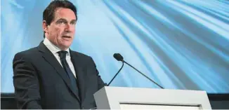  ?? GRAHAM HUGHES LA PRESSE CANADIENNE ?? Le président et chef de la direction de Québecor, Pierre Karl Péladeau. Desjardins Marchés des capitaux évalue entre 1,5 et 1,6 milliard la participat­ion restante de la CDPQ dans Québecor Média.