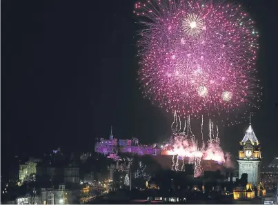  ??  ?? Edinburgh’s celebratio­ns attract visitors from around the world, all enjoying the Scottish festivitie­s.