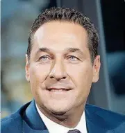  ??  ?? HC Strache: Will auch auf Platz 1