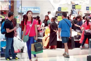  ?? — Photo by Shihab ?? In the UAE, shopping malls remain family destinatio­ns since they offer a mix of retail, F&B and entertainm­ent offerings.