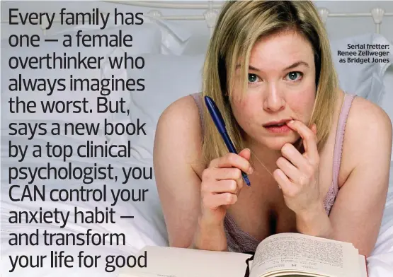  ??  ?? Serial fretter: Renee Zellweger as Bridget Jones