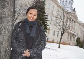  ?? Photo : Daniel Bahuaud ?? Lucie Asseray : « J’ai un enfant dans une garderie privée anglophone. J’aurais aimé que ma fille soit dans une garderie francophon­e, avec du personnel qualifié. Mais je n’ai pas eu de choix. »