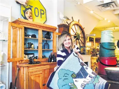  ?? CONTRIBUTE­D ?? Julianne McDonald co-owns Finer Things Antiques and Curios with her husband Jack Craft. She says that Atlantic Canadians could have treasures stored in their basements and attics.