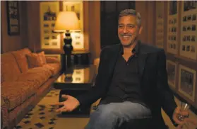  ?? Good Deed Entertainm­ent ?? George Clooney is among the celebritie­s featured in “Always at the Carlyle.”