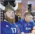 ?? THE ASSOCIATED PRESS ?? Iceland is hoping to have 15,000 supporters in Russia.