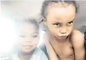  ?? Family photo via GoFundMe ?? Me’chelle, 3, and Ka’deon, 6, were two of the victims injured in Wednesday’s drive-by shooting at a west Fort Worth apartment complex, according to their family. A GoFundMe has been set up to help with their medical expenses.