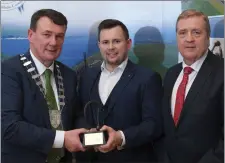  ??  ?? Niall Harty of Harty Nutrition Ltd who won the Best Start Up Business category at the Midwest Finals of the Ireland’s Best Young Entreprene­ur (IBYE) competitio­n on Tuesday with his Origin Clean Protein Bars business. The business, which operates out of...