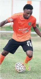  ??  ?? Tivoli Gardens Football Club’s Jermaine Johnson.