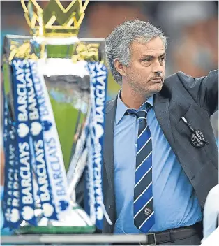  ??  ?? Jose Mourinho delivered Premier League success in both his spells at Stamford Bridge.