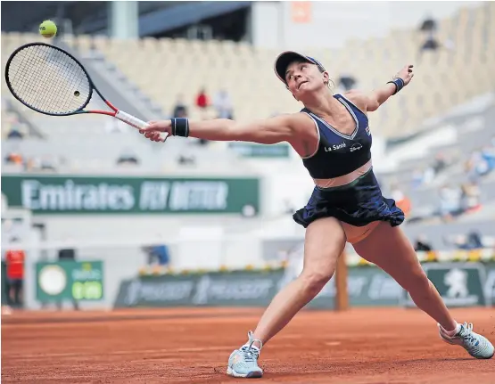  ?? Ap ?? la derrota ante la polaca swiatek por 6-2 y 6-1 dejó a Podoroska fuera de la final, pero la argentina se relanzó en roland garros