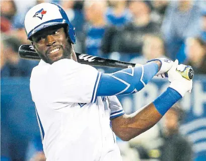  ?? CARLOS OSORIO TORONTO STAR FILE PHOTO ?? Anthony Alford and his family had to rely on fundraiser­s to keep him involved with elite baseball teams as a youngster.