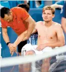  ??  ?? David Goffin ya no pudo seguir